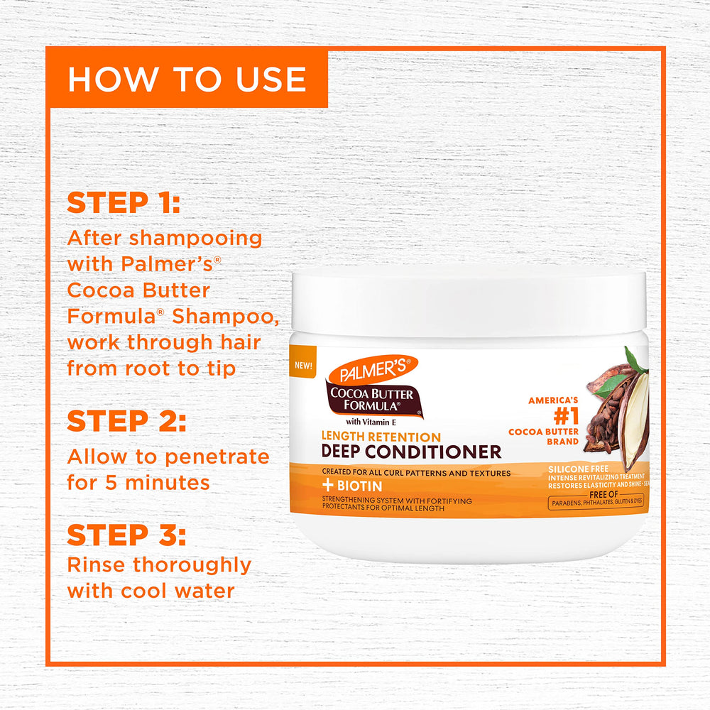 Twist hairstyle with moisturized hair after using Palmer's conditioner
