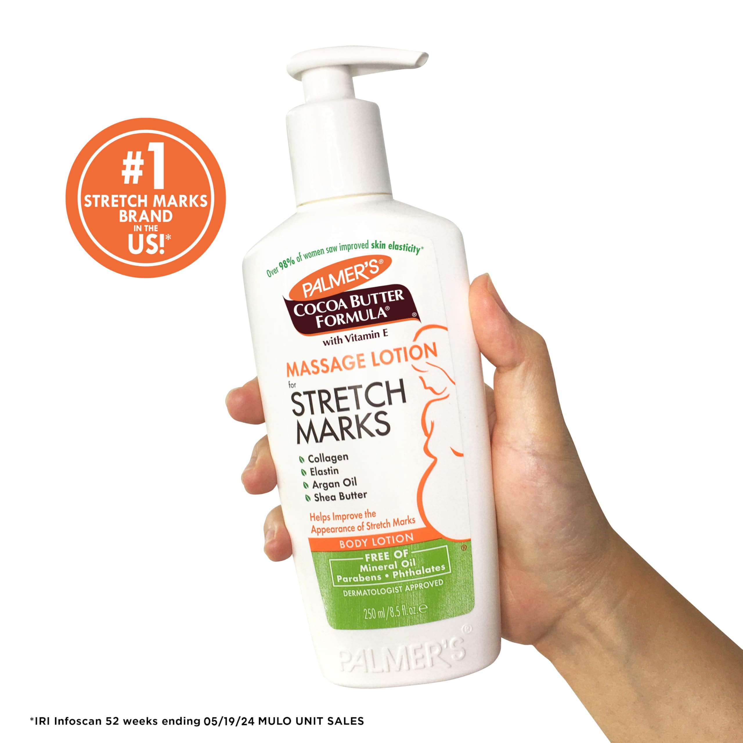 Palmer's Cocoa Butter Formula Massage Lotion provides 48-hour hydration.