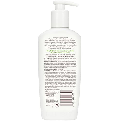 Palmer's Cocoa Butter Formula Massage Lotion proudly manufactured in the U.S.