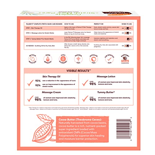 Palmer's Cocoa Butter tummy butter balm for abdominal stretch support