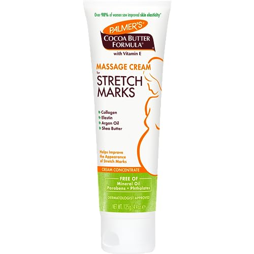 Palmer's Cocoa Butter Massage Cream on arm demonstrating smooth glide and absorption