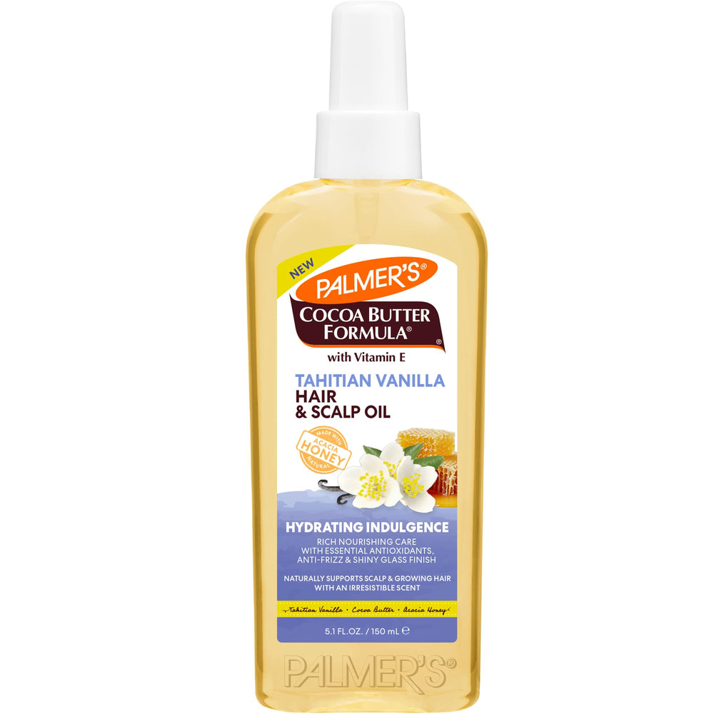 Palmer's Cocoa Butter Tahitian Vanilla: aplicación del aceite para cabello suave y nutrido