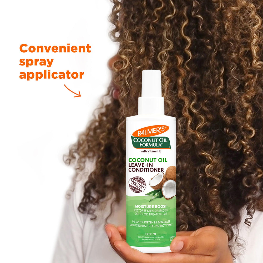 Palmer's leave-in spray no rinse action for hair.