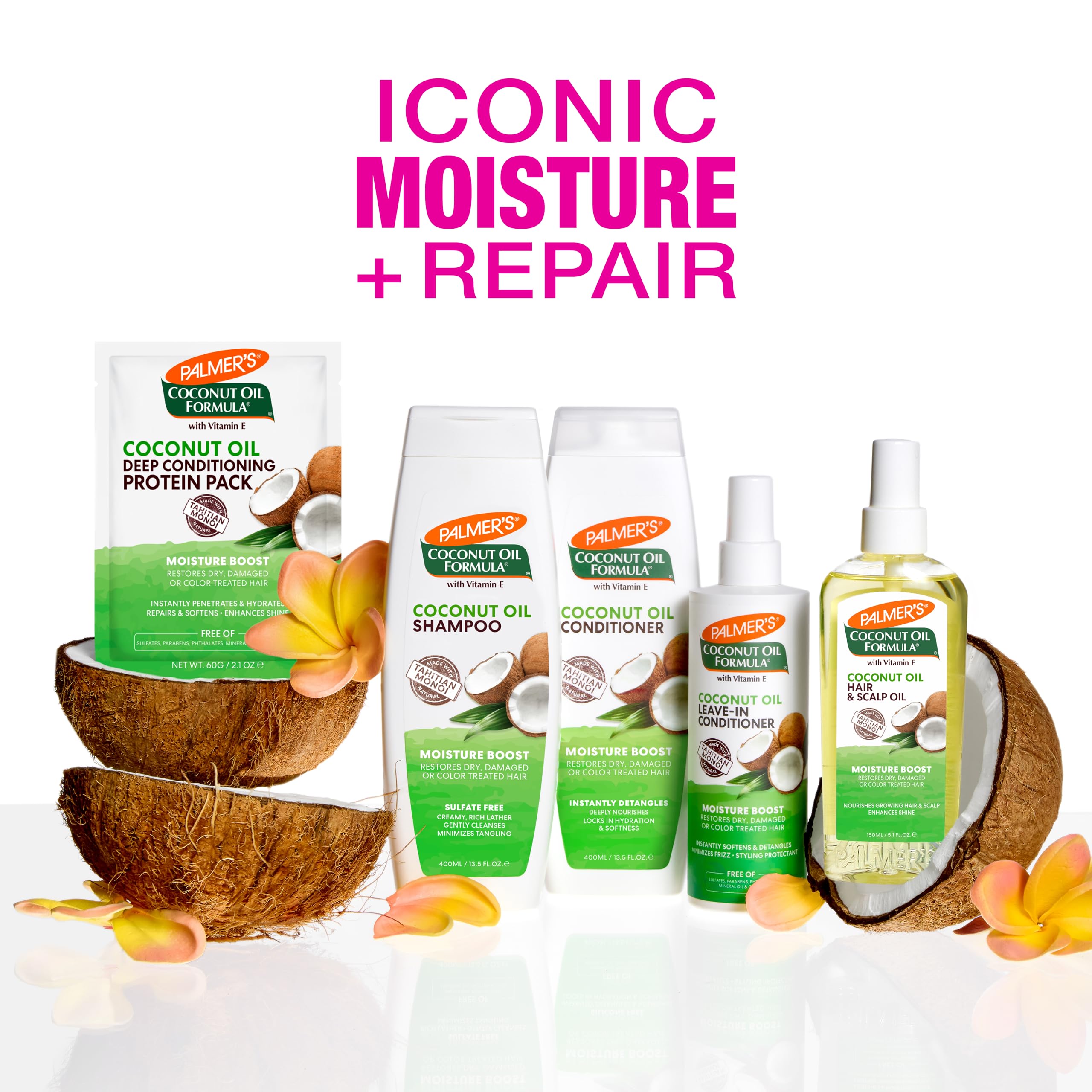 Palmer's Moisture Boost applied to the scalp for cooling hydration.