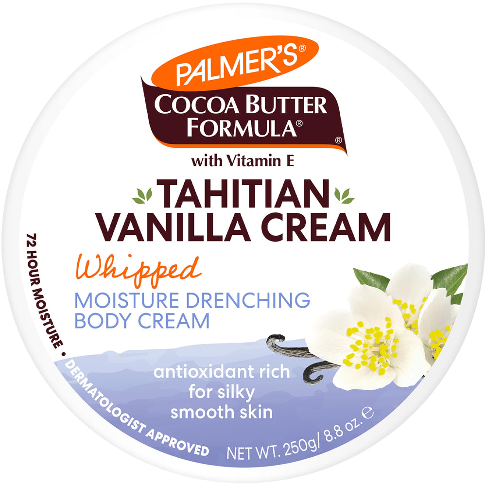 Crema corporal Palmer's, textura ligera para absorcion rapida.