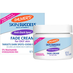Palmer's crema despigmentante en envase para piel grasa y control de brillo.