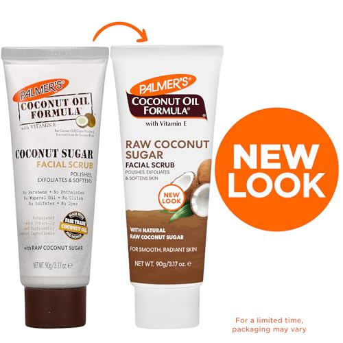 Palmer's exfoliante con aceite de coco y textura cremosa para exfoliar suavemente
