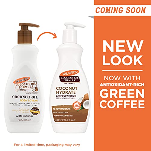 Palmer's loción con extracto de café verde hidrata y nutre la piel
