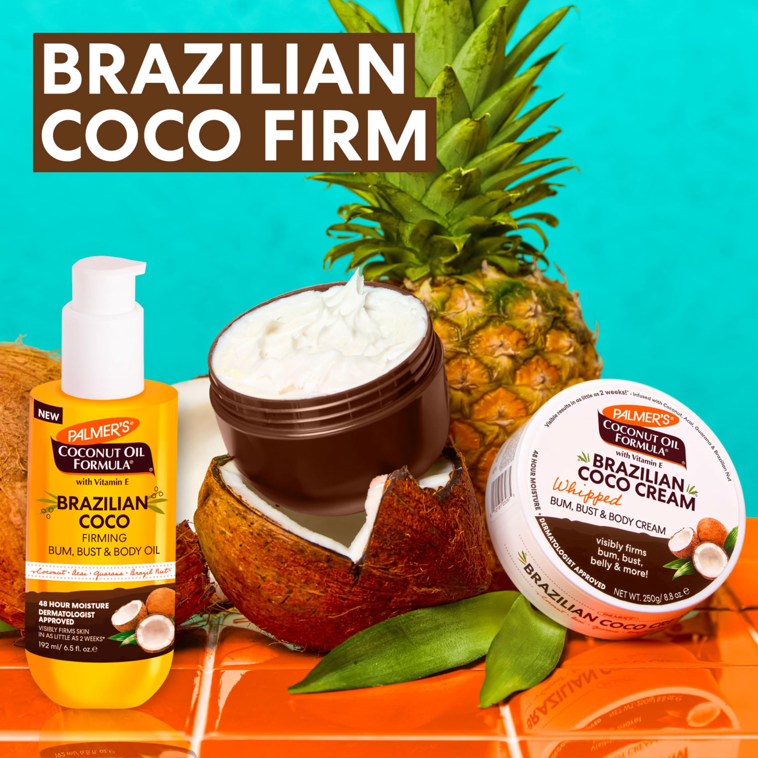 Palmer's Fórmula enriquecida con aceite de coco y vitamina E.