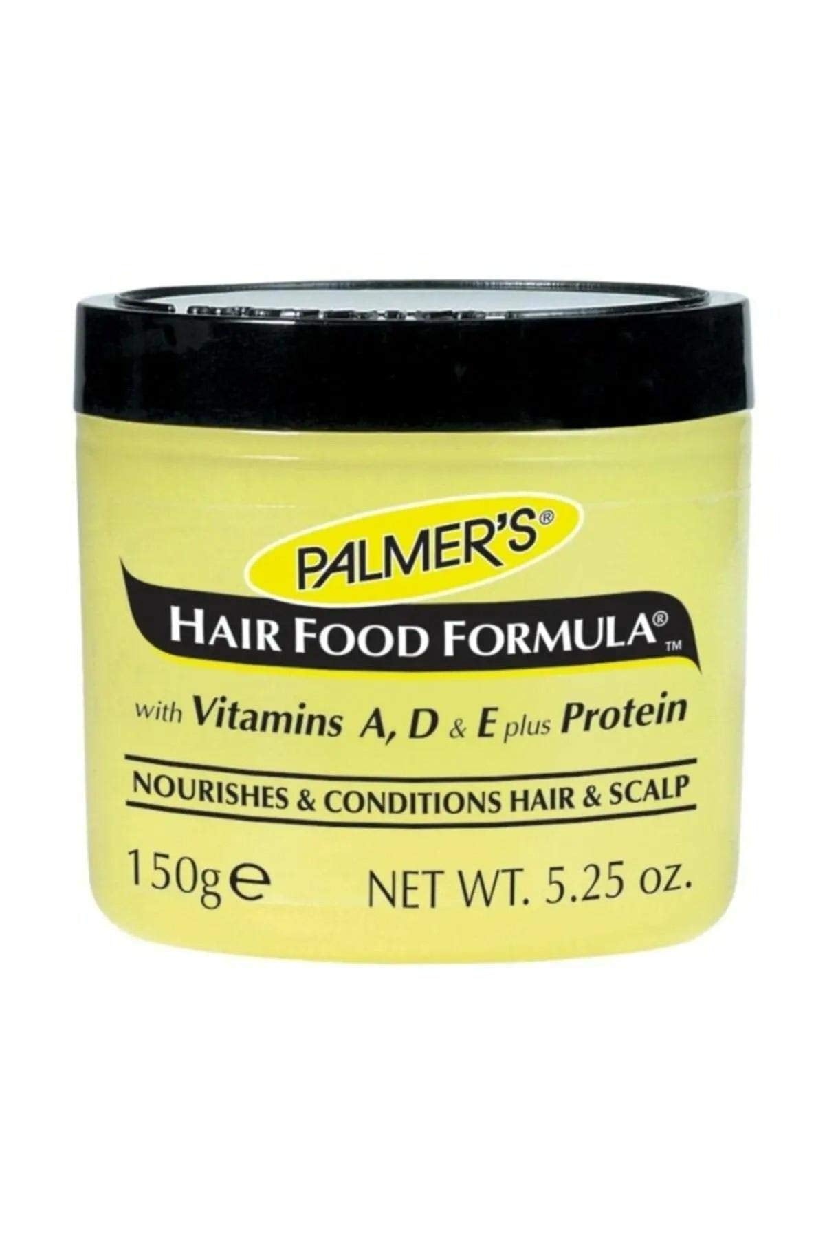 Palmer's Hair Food Formula bottle application nourishes scalp and hydrates hair.