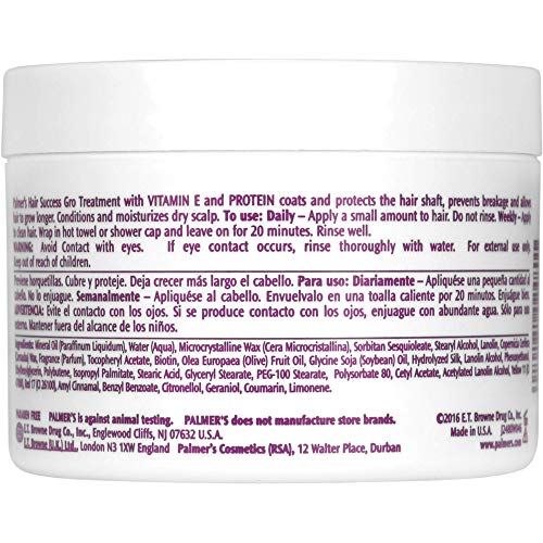 Palmer's Hair Success: aplicación de mascarilla hidratante para cabello suave