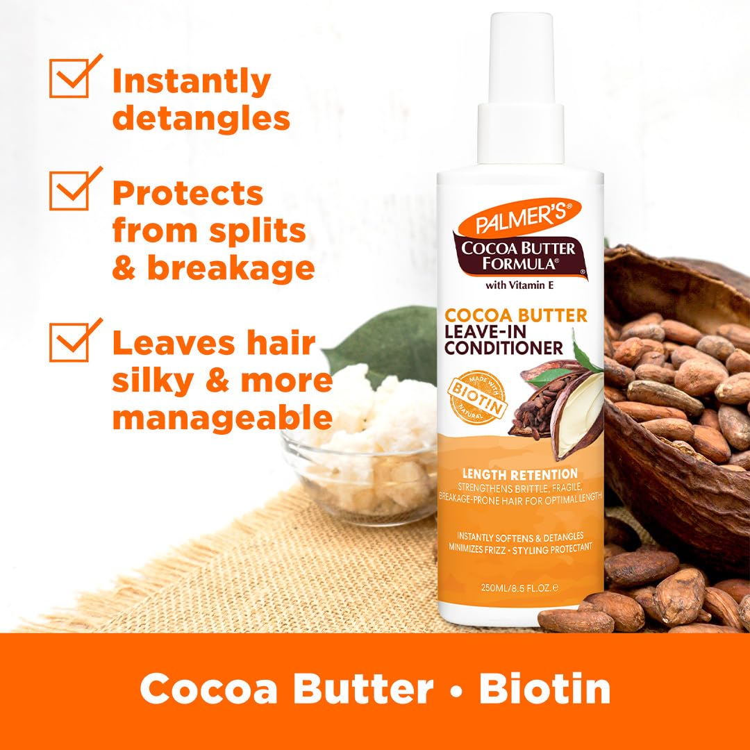 Palmer's manteca cacao biotina control del encrespamiento en rizos