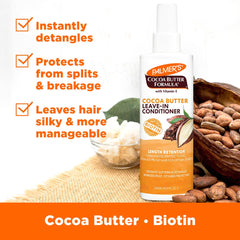 Palmer's manteca cacao biotina control del encrespamiento en rizos