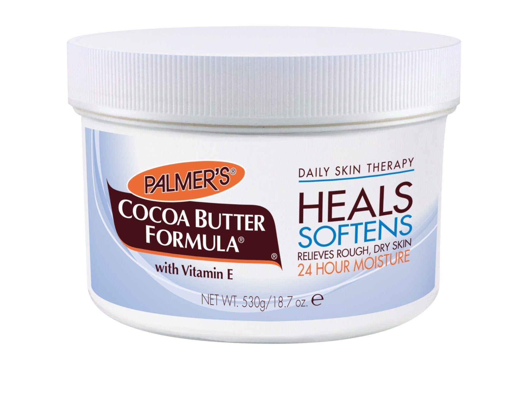 Palmer's Manteca de cacao con Vitamina E, tarro de 530 g para hidratación diaria.