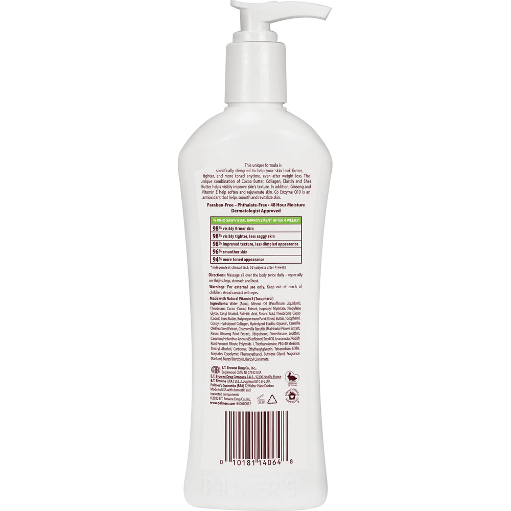 Palmer's Cocoa Butter product on a shelf highlights natural, sustainable skincare.
