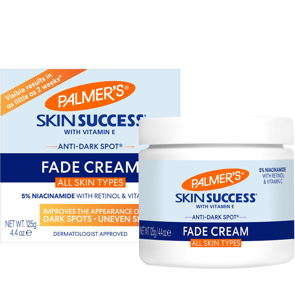 Palmer's crema anti-mancha facial: enfoque en manchas oscuras y tono uniforme.