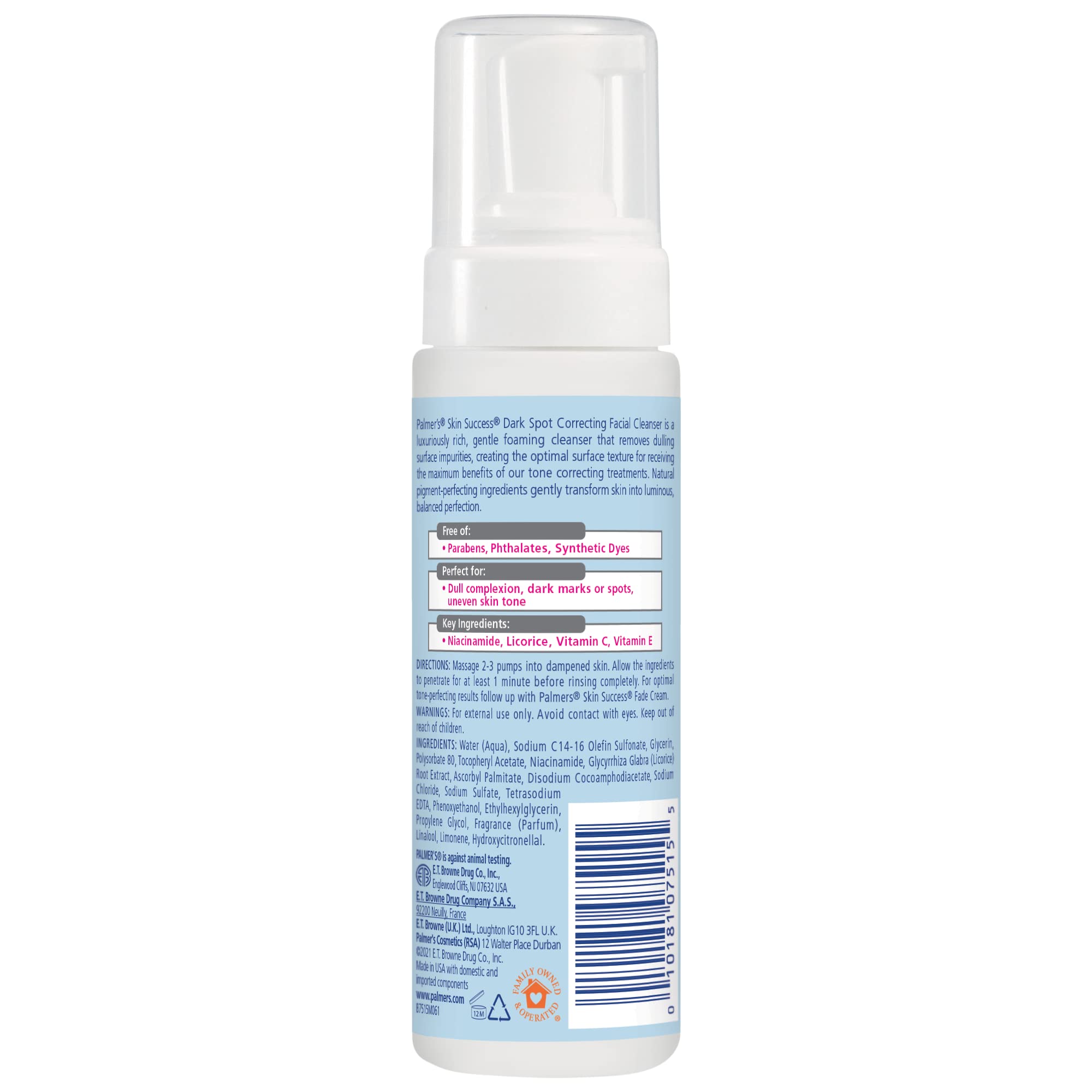 Palmer's Skin Success Eventone, aplicación en la piel, promueve tono uniforme y limpieza suave