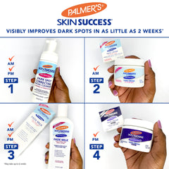 Palmer's Skin Success Eventone, frasco cercano, limpieza suave para piel sensible y cicatrices de acné