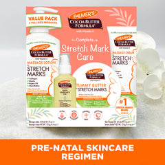 Palmer's Skin Therapy Body Oil bottle highlighting stretch-mark care and hydration