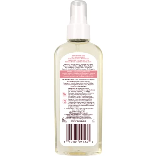 Palmer's Vitamina E Aceite Corporal, aplicación rápida para piel seca