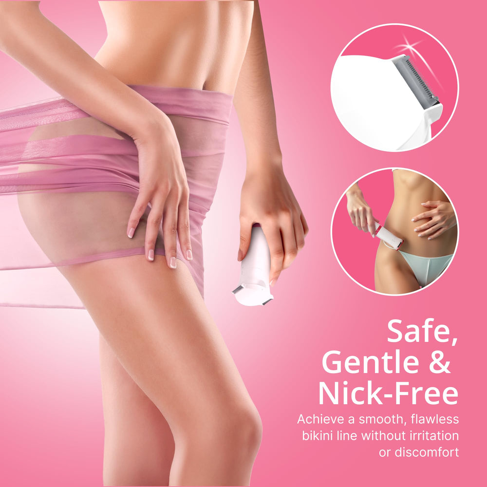 PalmPerfect Clio dual-blade clipper ensures precise, close trimming