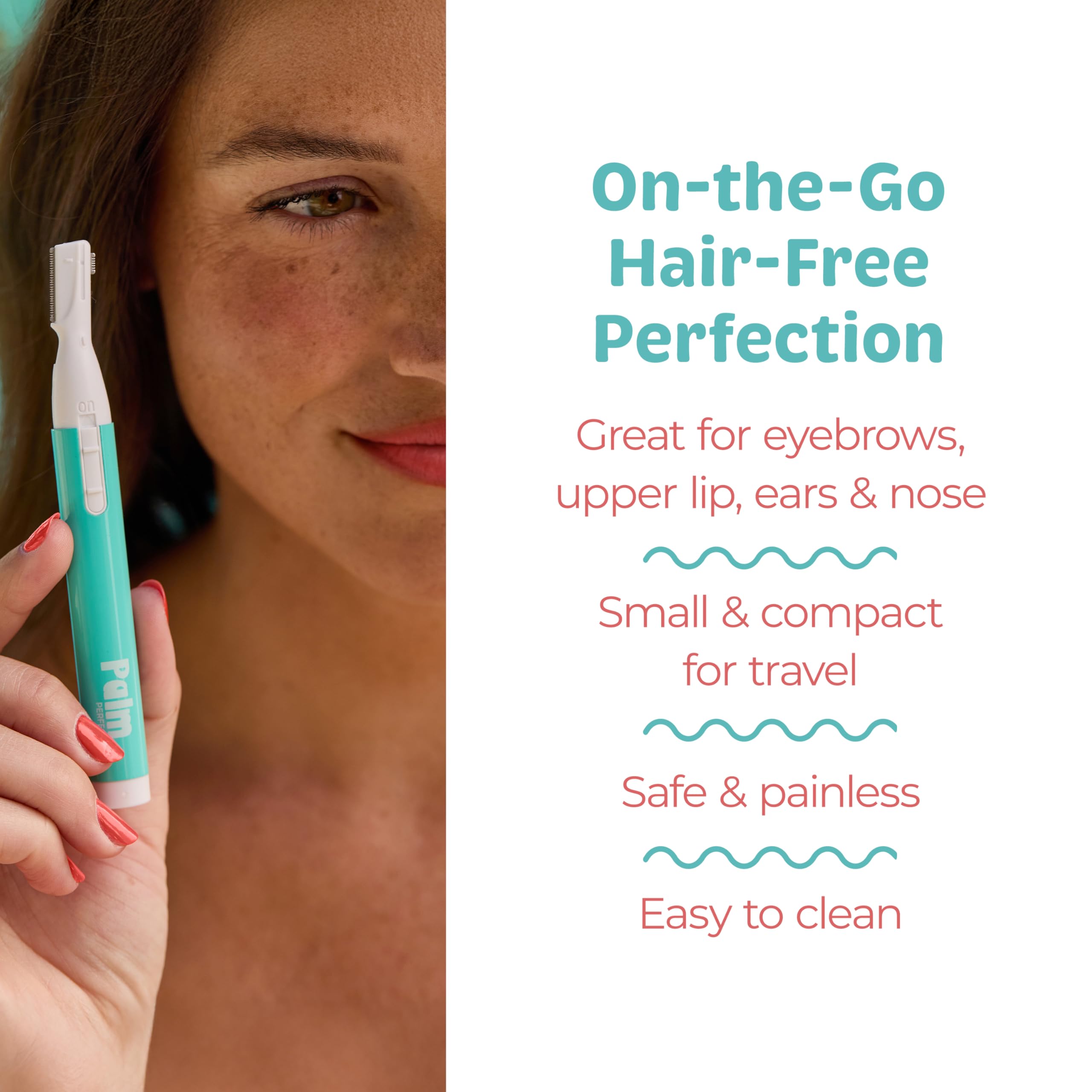 PalmPerfect electric razor designed for painless daily grooming