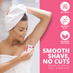 Palmperfect ergonomic grip design provides precise control during grooming.