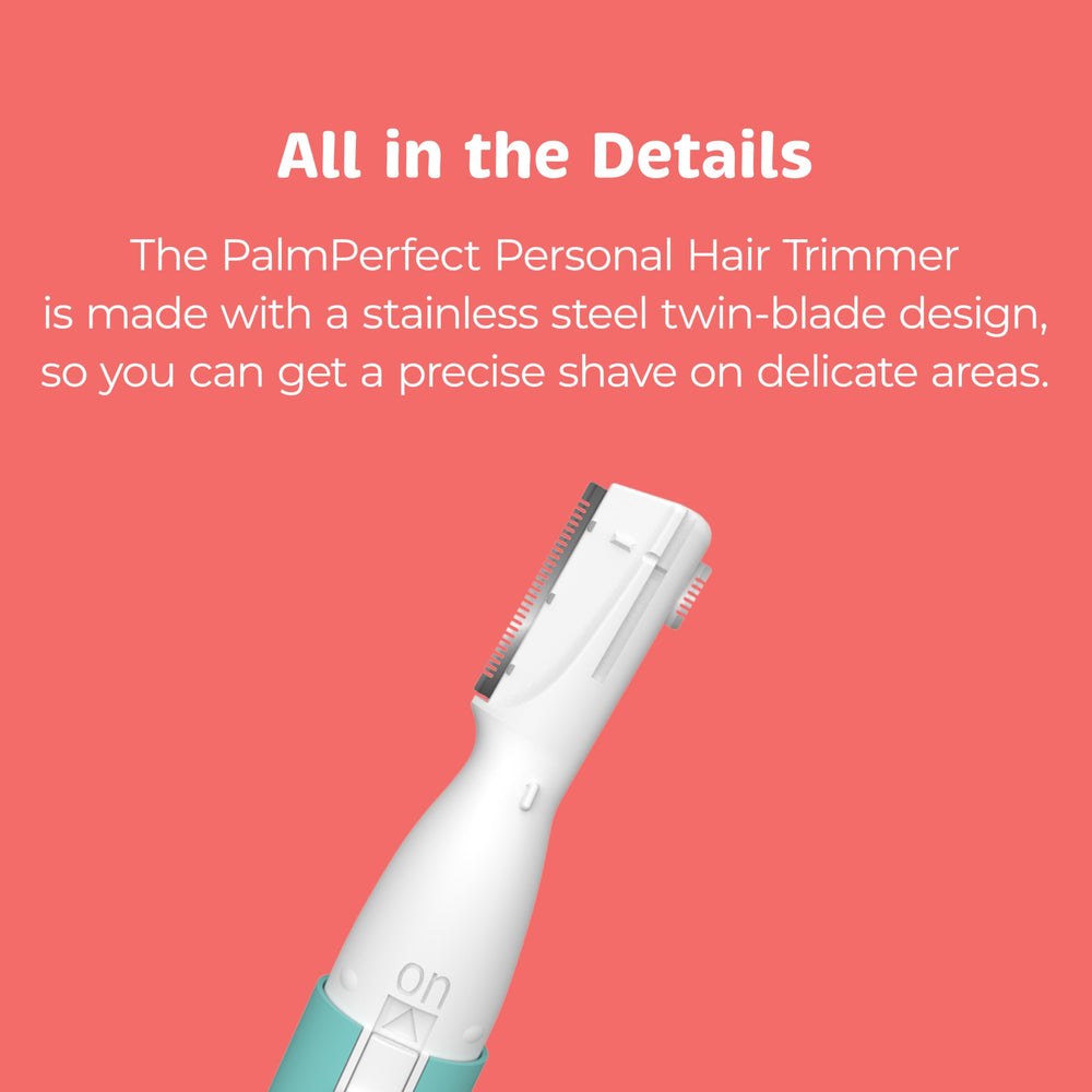 PalmPerfect travel-ready tool for grooming anywhere