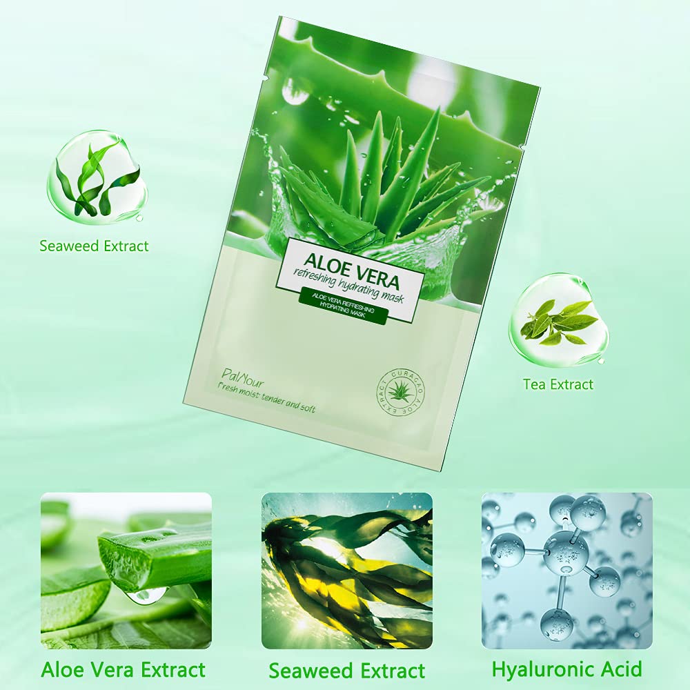 PalNour hoja aloe hidratante que suaviza la piel.