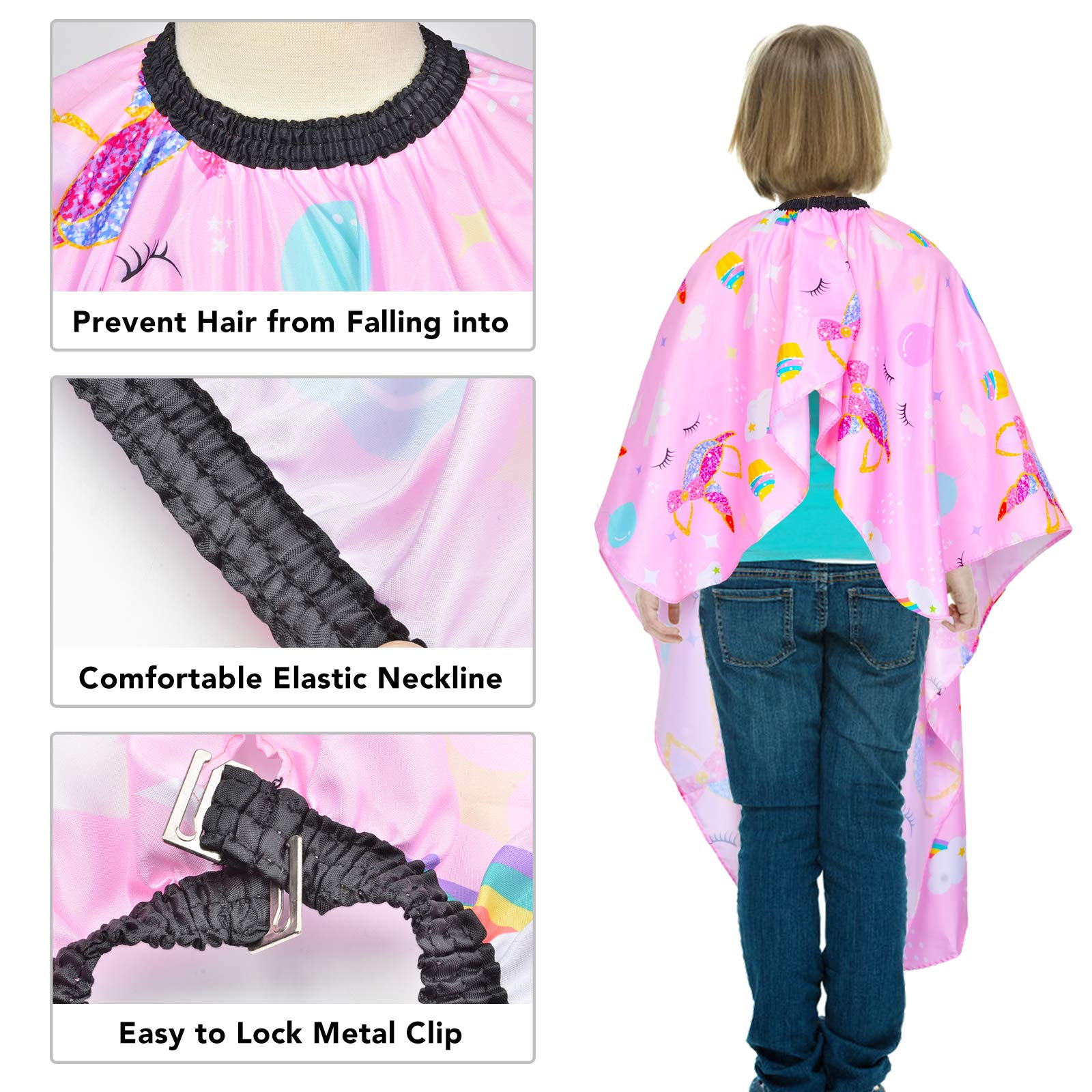 PAMAID home-salon cape ideal for at-home haircuts.