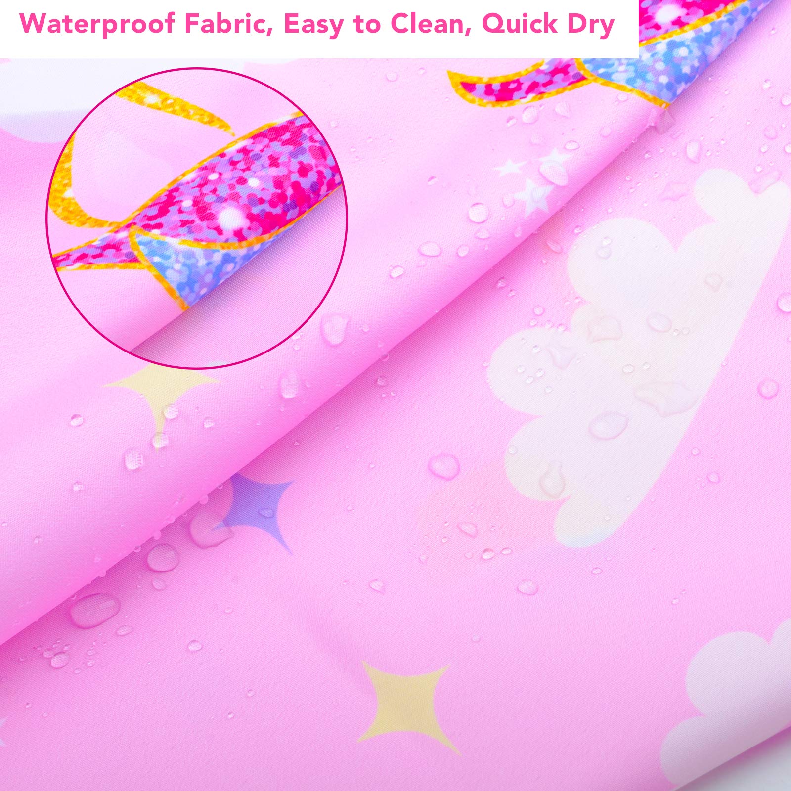 PAMAID machine-washable cape for durable, reusable use.