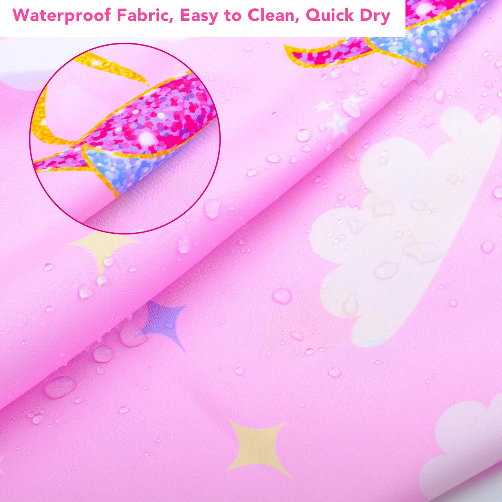 PAMAID machine-washable cape for durable, reusable use.