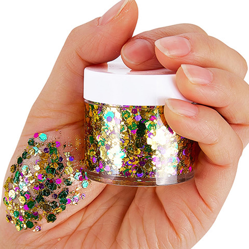 Paminify glitter for eyes lips cheeks creates radiant camera ready sparkle.