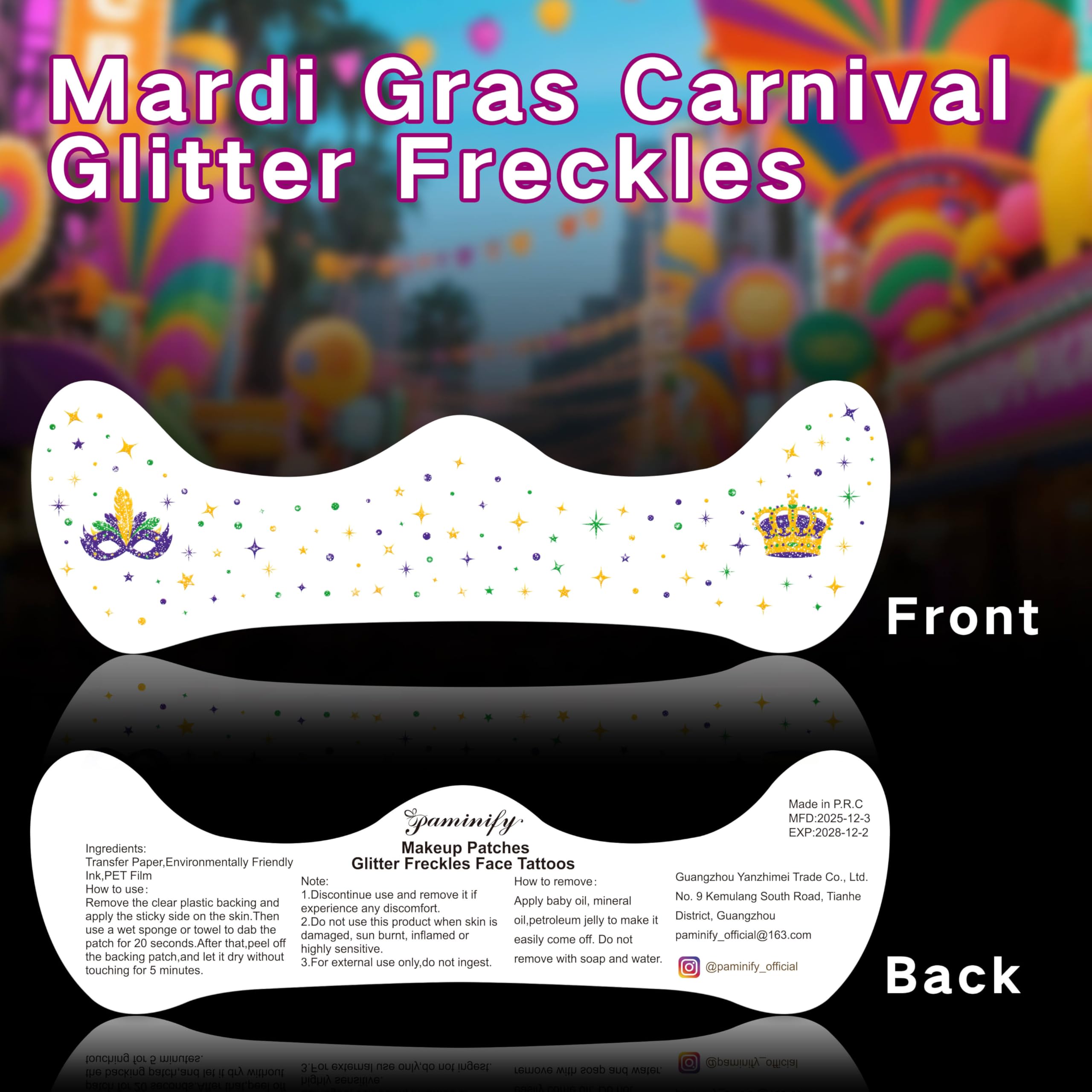 Paminify kid-friendly festival tattoos for fun events.