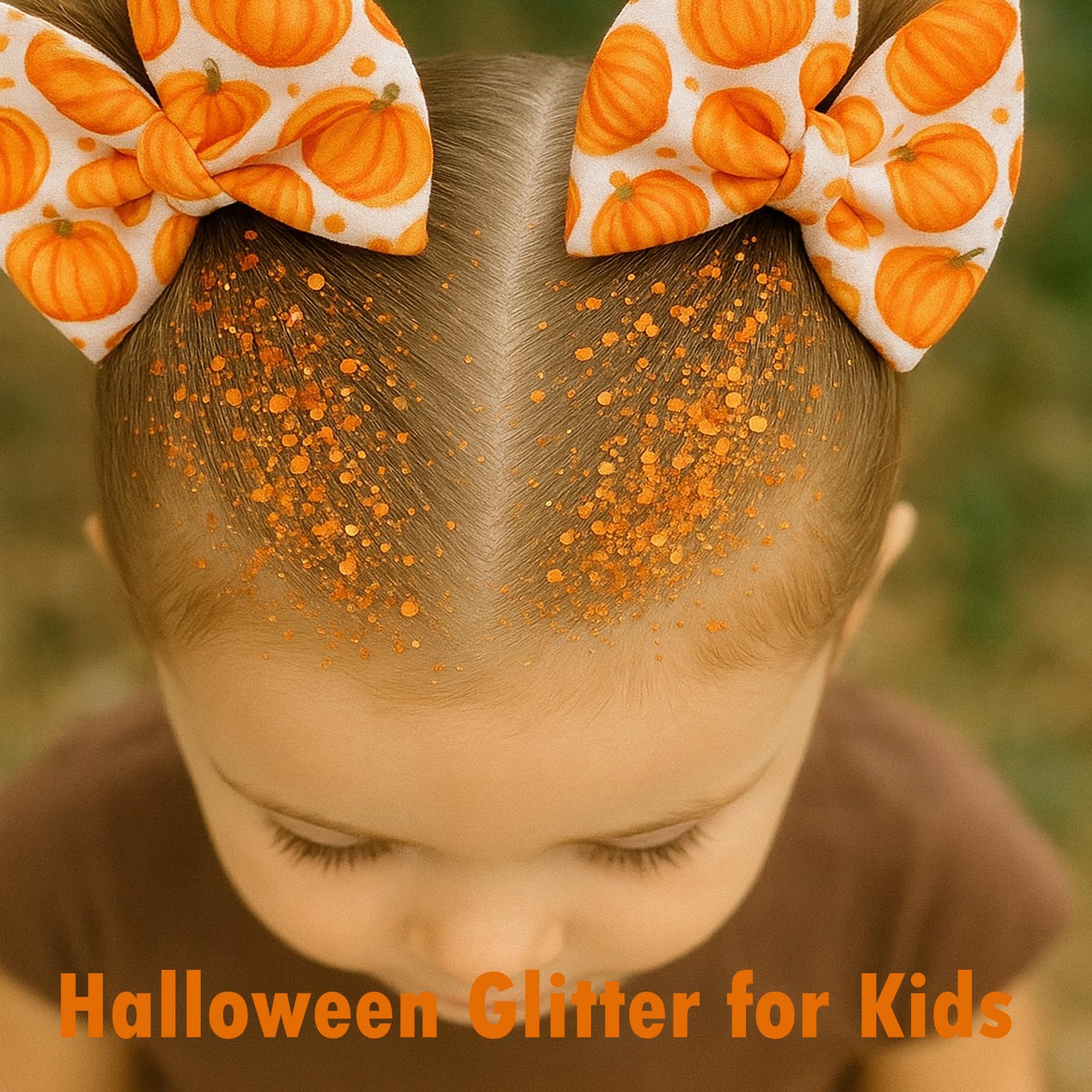 Paminify Orange Glitter Stick pocket-friendly design for easy touch-ups.