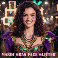 Paminify Purple Glitter Stick creates face and body shimmer with waterproof staying power