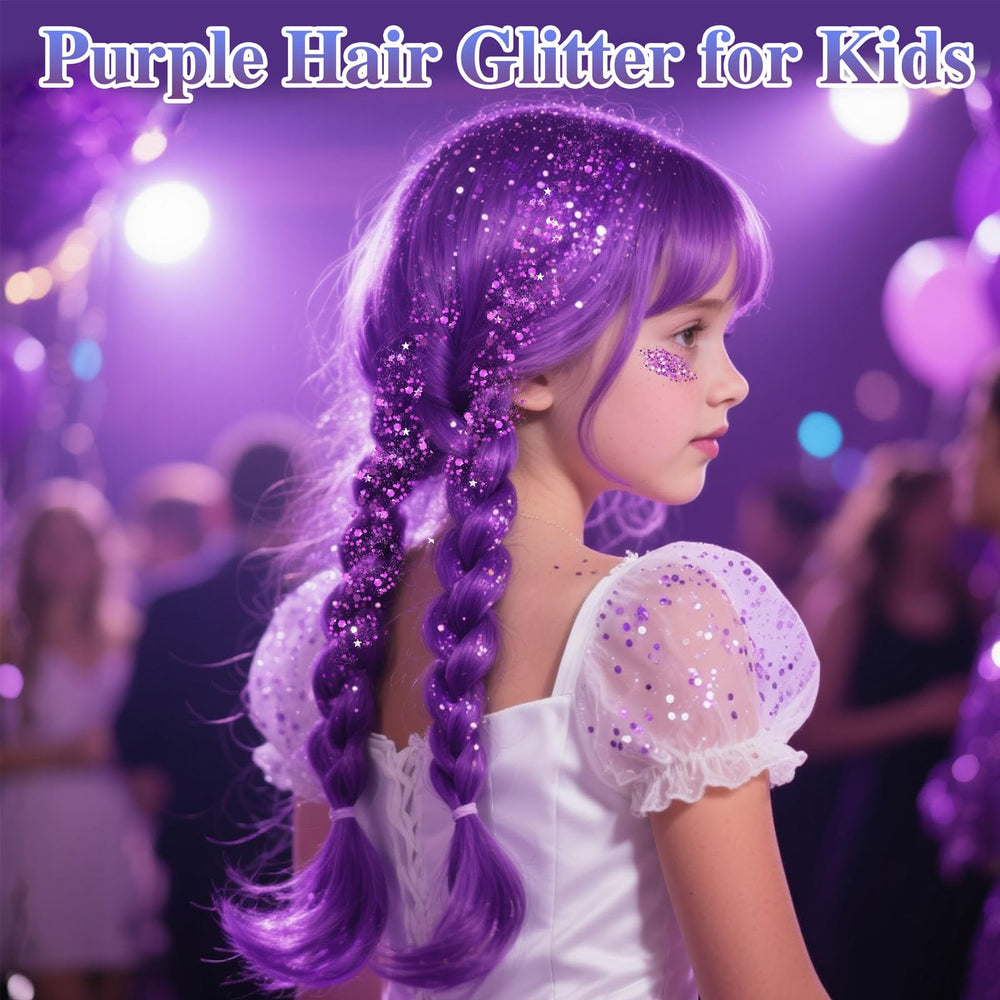 Paminify Purple Glitter Stick delivers easy, mess-free application for quick festival touch-ups