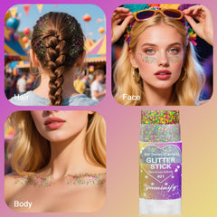Paminify waterproof glitter stick delivering long-lasting shine.