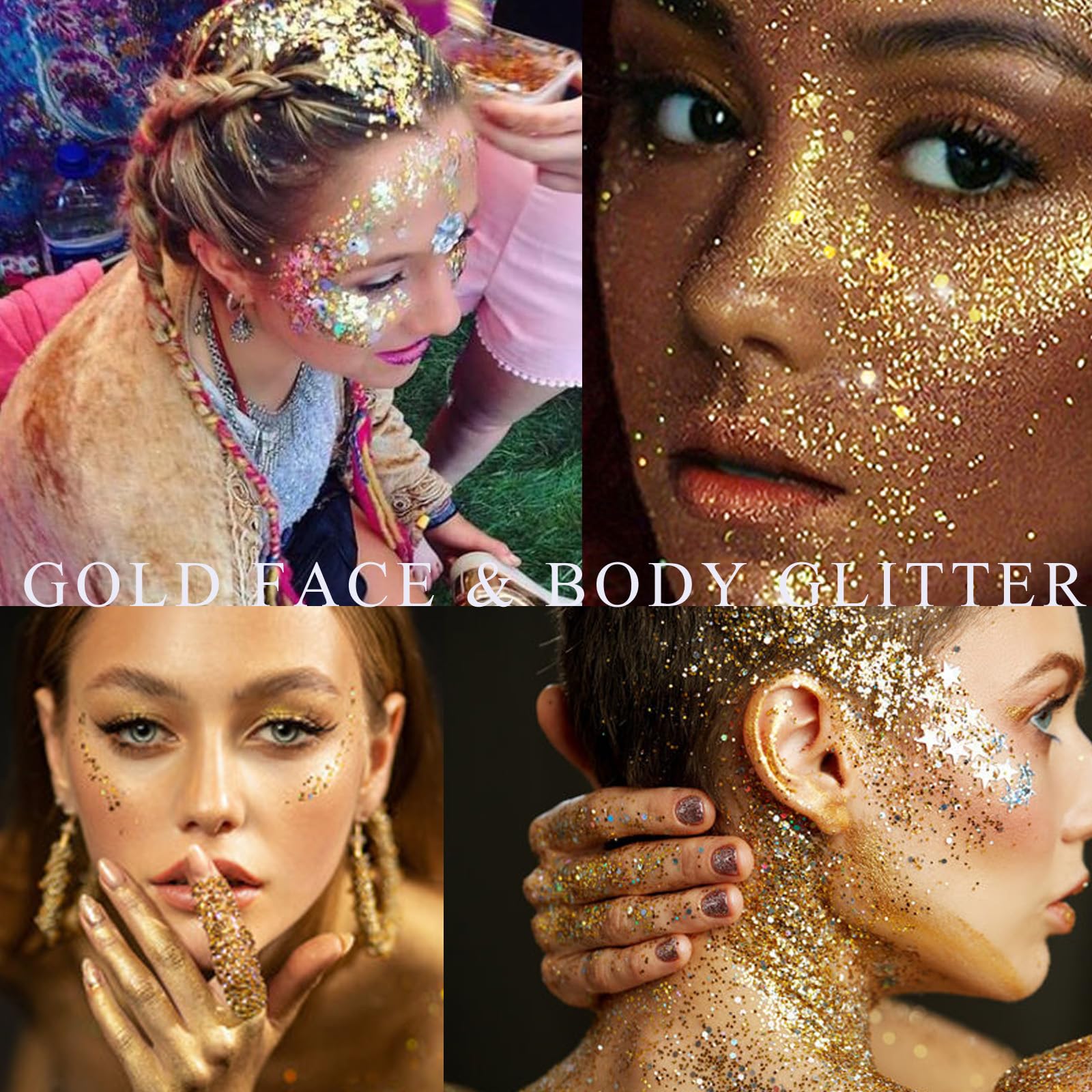 Paminify Wedding party gold glitter creates elegant celebratory touches