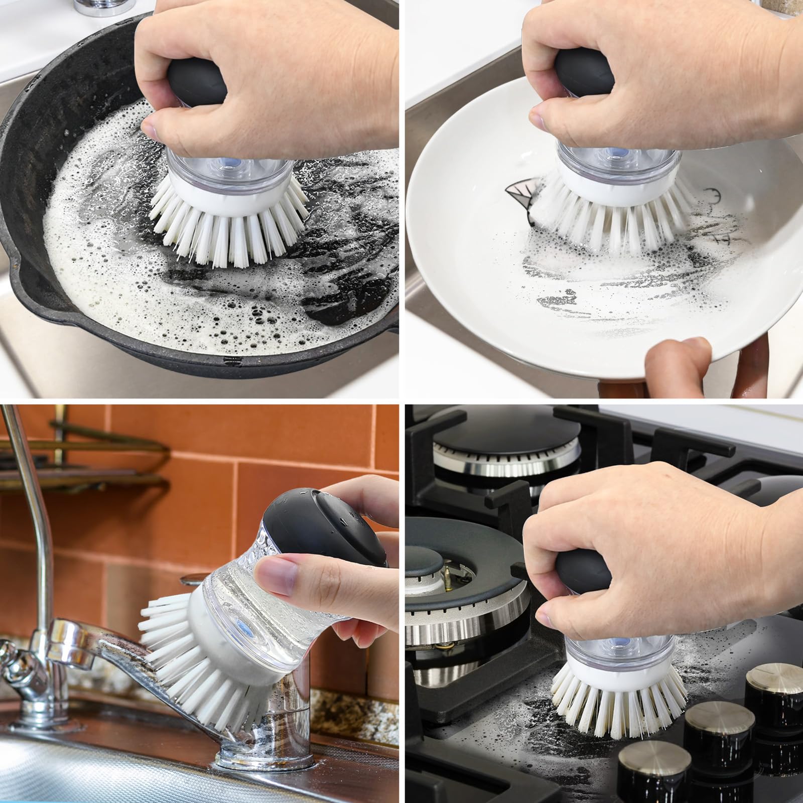 Repuestos Pamrack para utensilios diversos, aptos para sartenes antiadherentes.