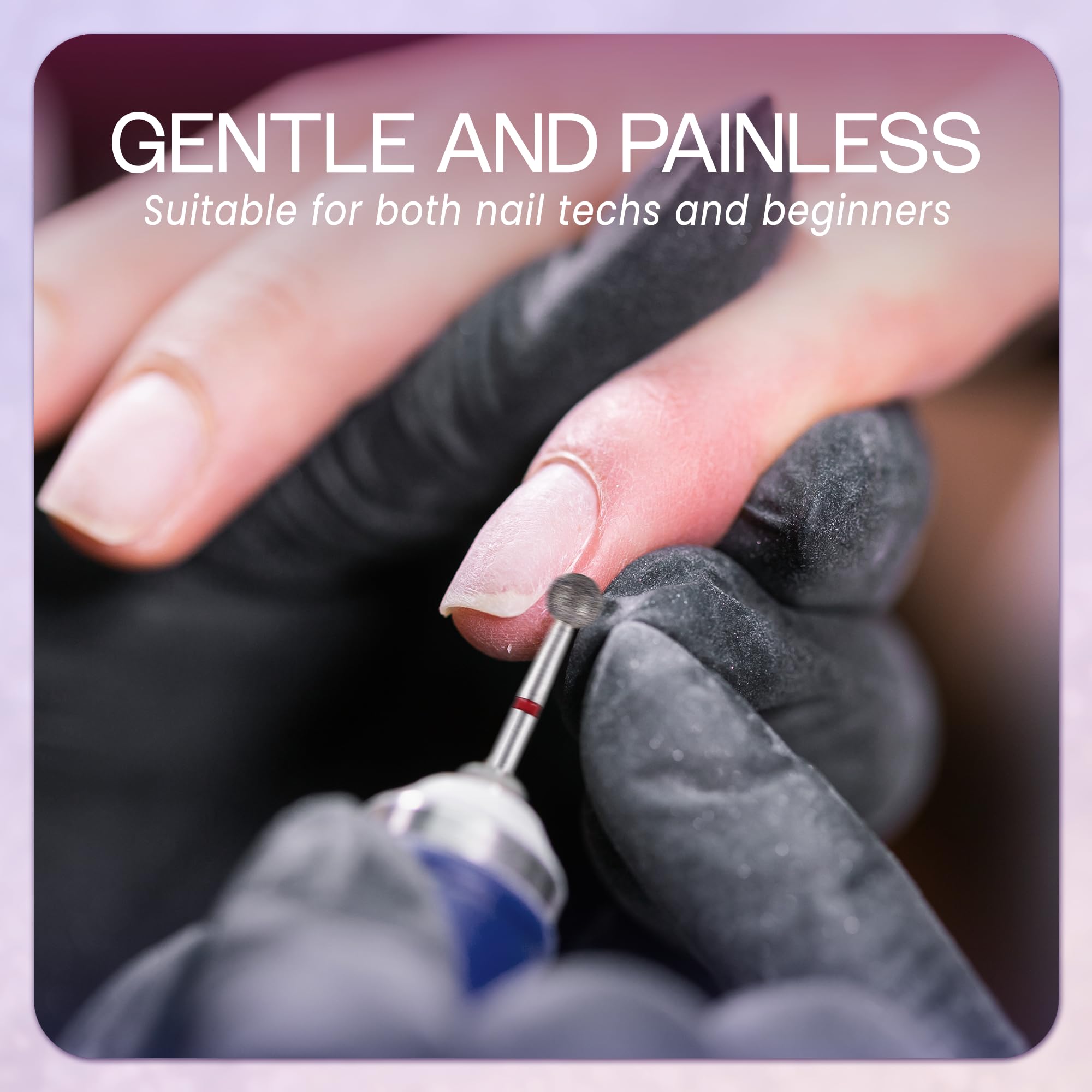 PANA ball bit for smoothing and polishing nails with even pressure