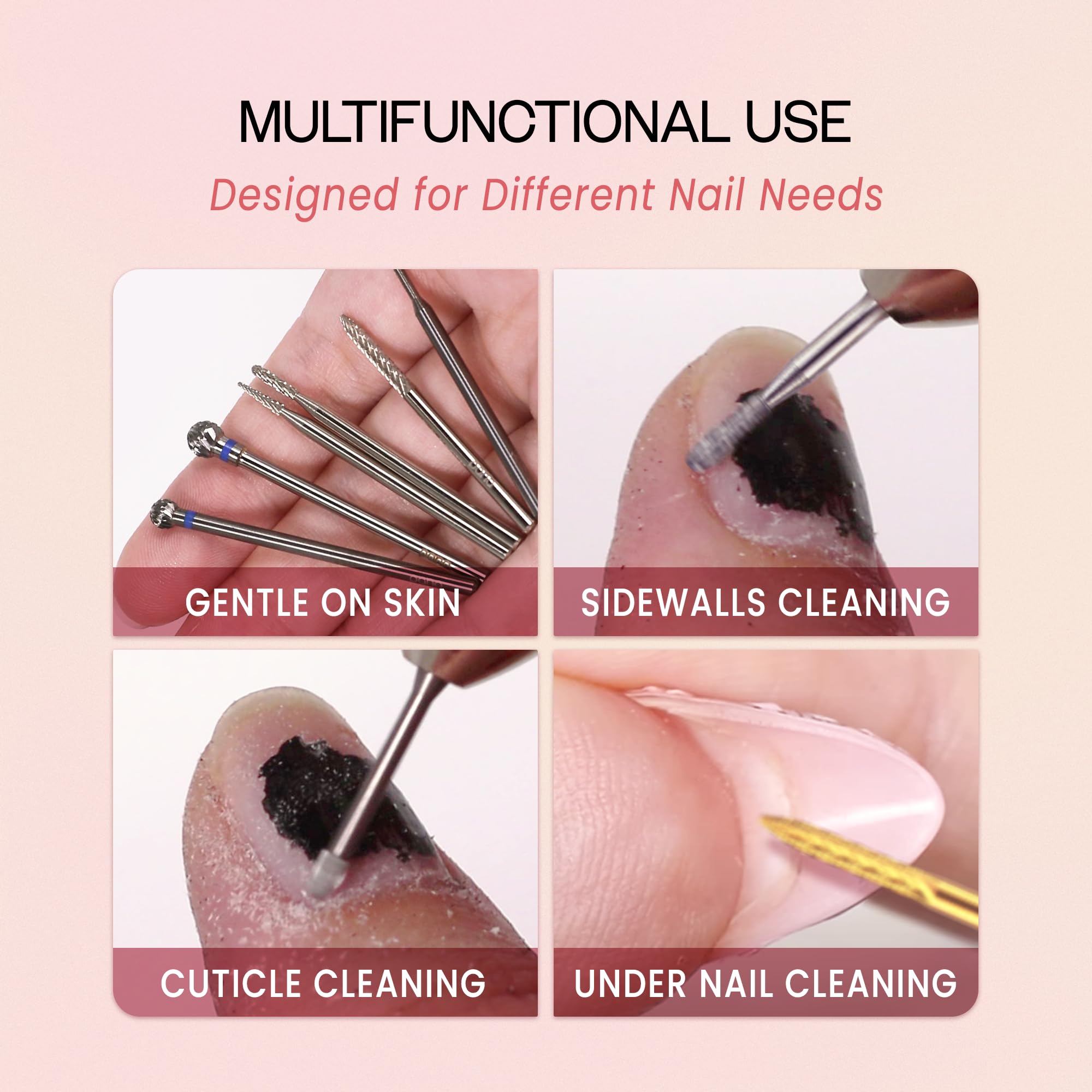 PANA debris removal focus helps prep natural or artificial nails.