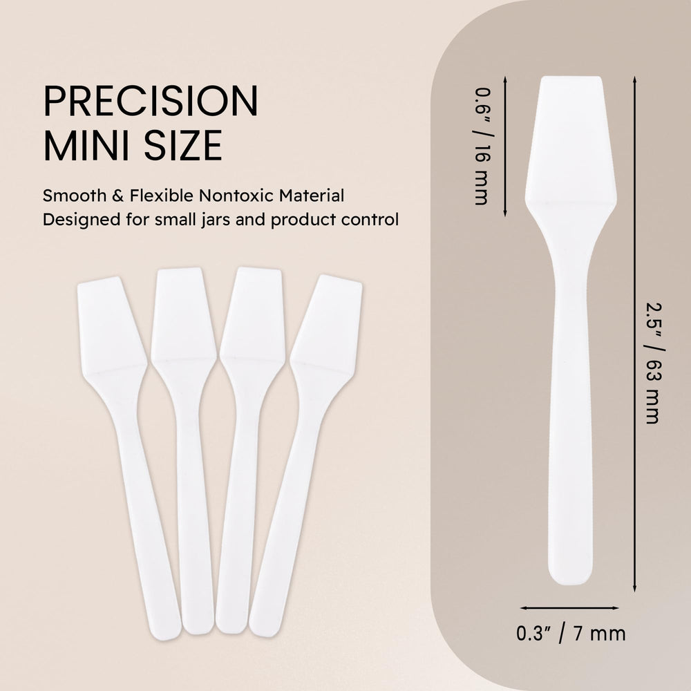 PANA espátula desechable para mezcla de productos cosméticos, 2.5 pulgadas