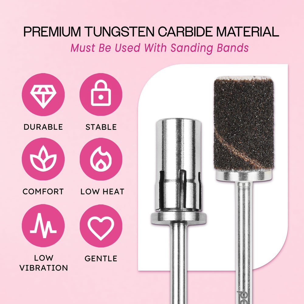 PANA Loxo carbide bits deliver long-lasting durability for nail prep.