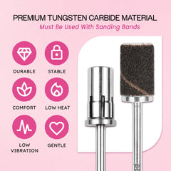 PANA Loxo carbide bits deliver long-lasting durability for nail prep.