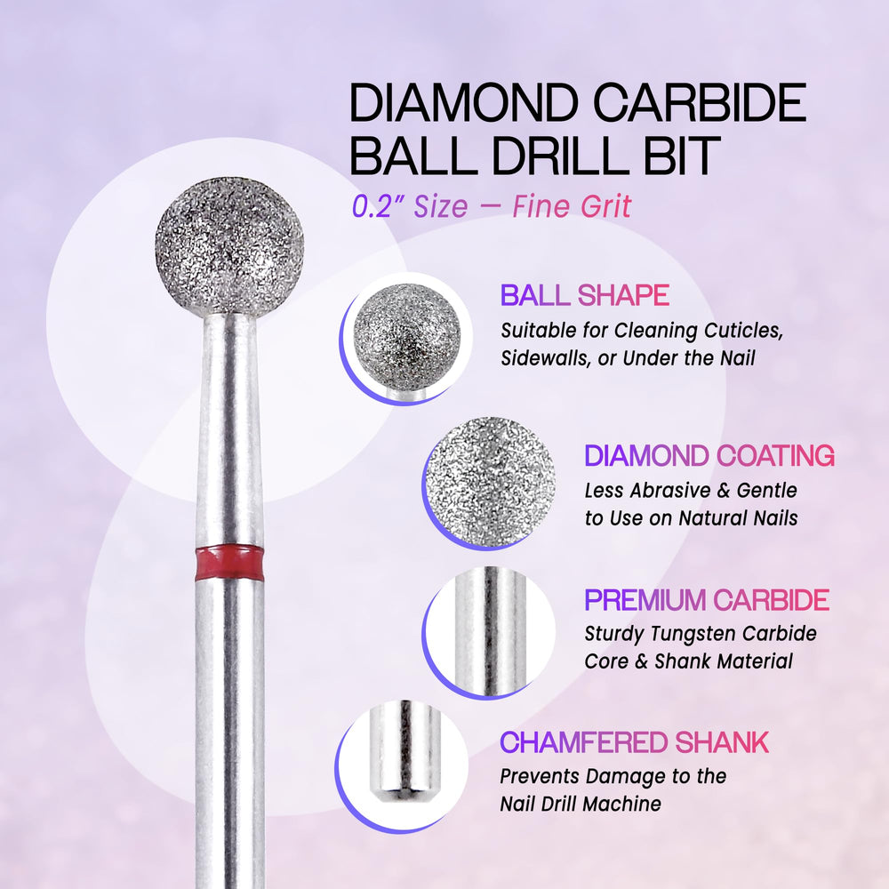 PANA nail drill bit ideal for gel and acrylic removal on natural or artificial nails