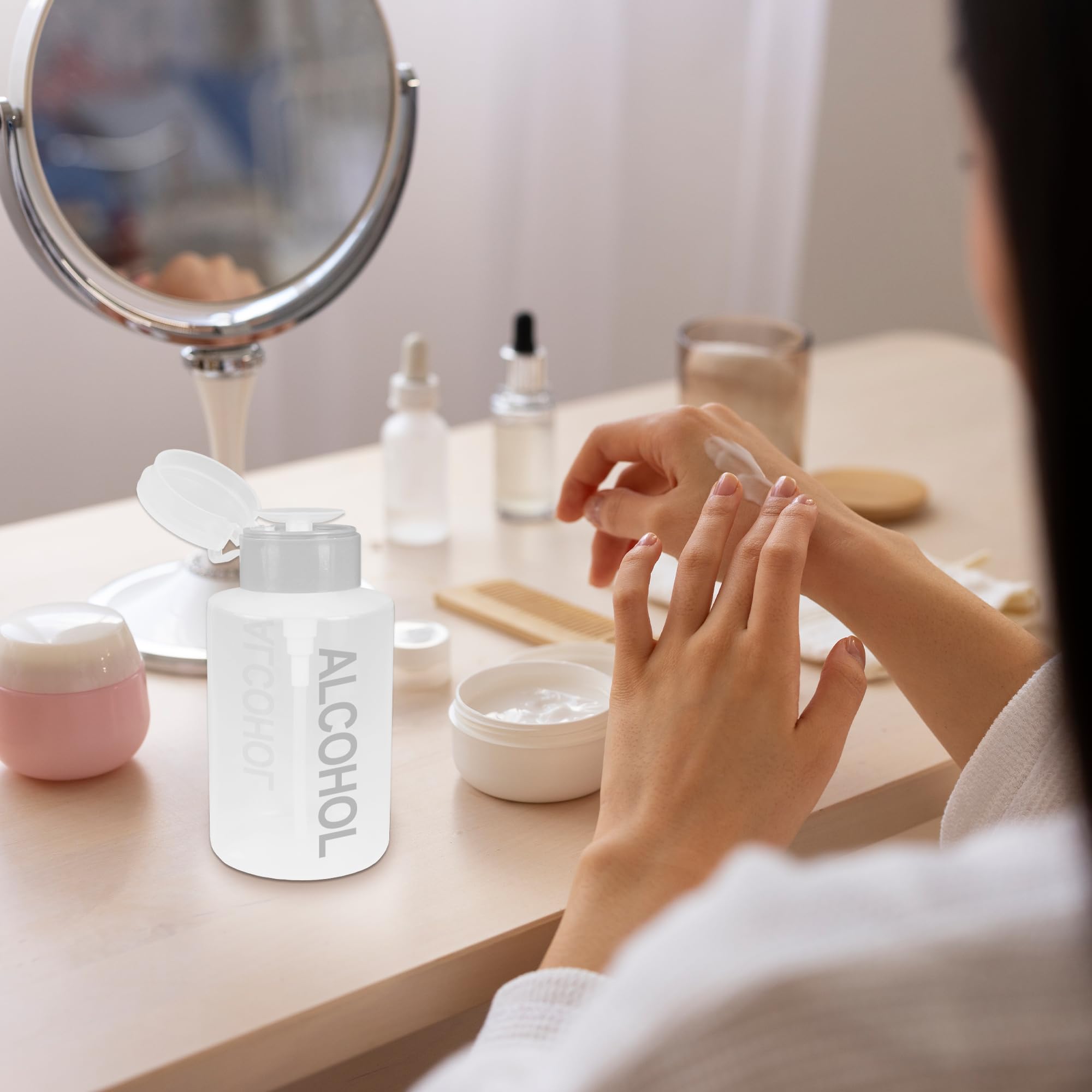 PANA nail polish dispenser bottle delivering mess-free pumping