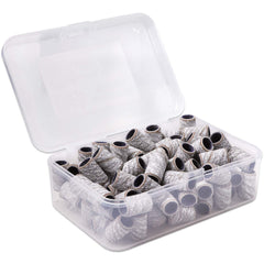 PANA nail sanding band zebra 120 grit for rapid shaping and smooth surface prep.