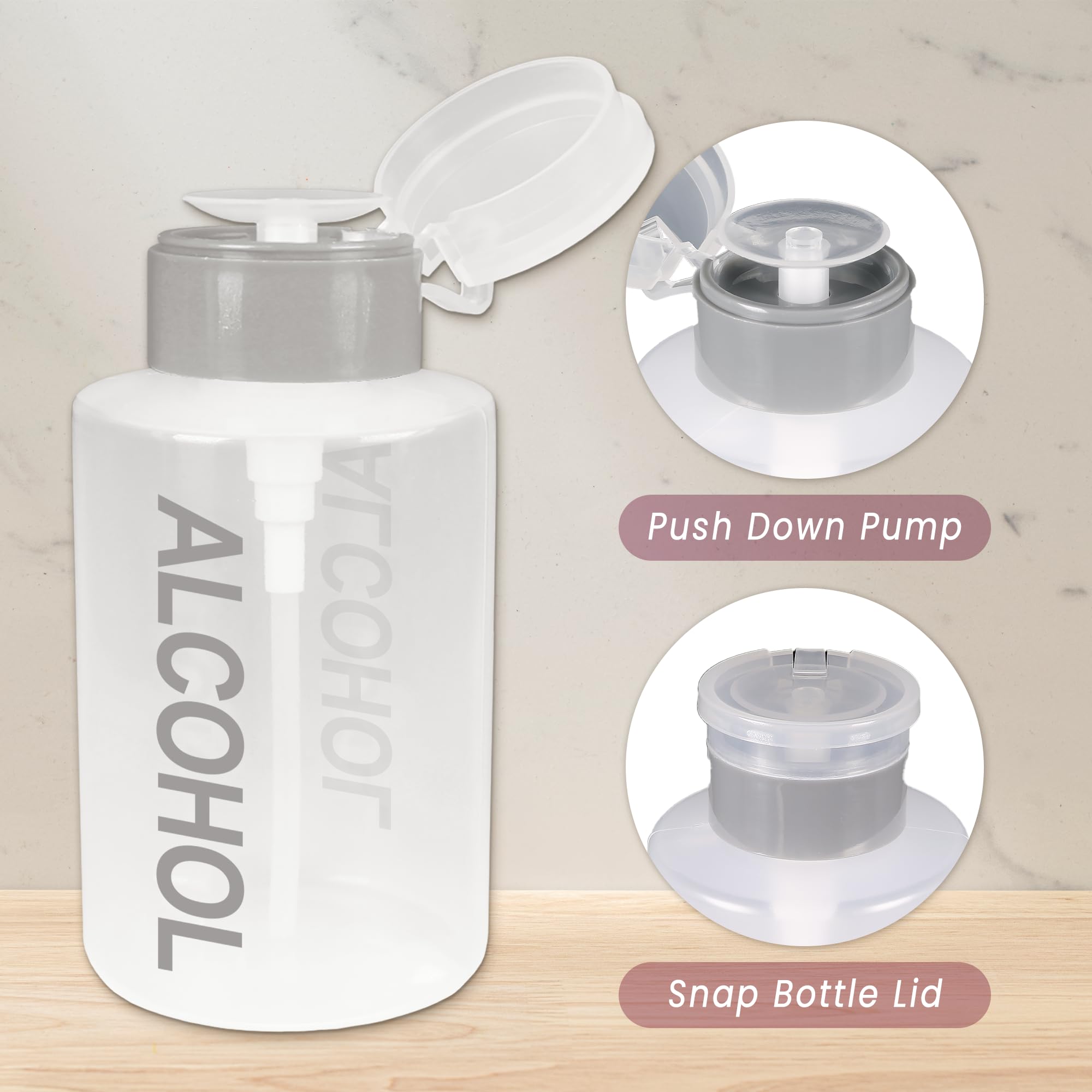 PANA refillable cosmetic bottle made of durable polyethylene