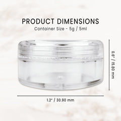 PANA round jar with anti-flip cap, travel-friendly and secure.